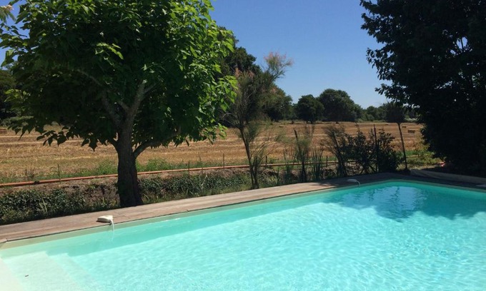 Saint-Julien-en-Born House | Idyllic Retreat: Maison avec piscine near Contis plage