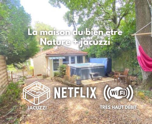Palaiseau House | Tranquil Garden Retreat with Hot Tub Near Polytechnique