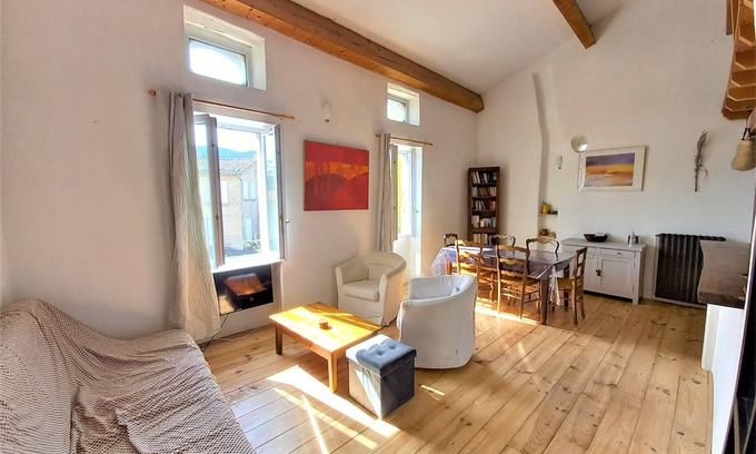 Dieulefit House | Charming Maison Avec Terrasse in Dieulefit with Pool