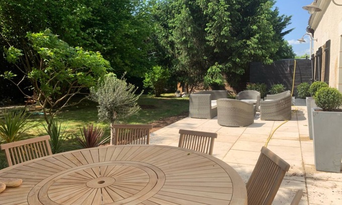 Charentilly House | Idyllic Maison Déco with Garden Near Loire Valley Châteaux