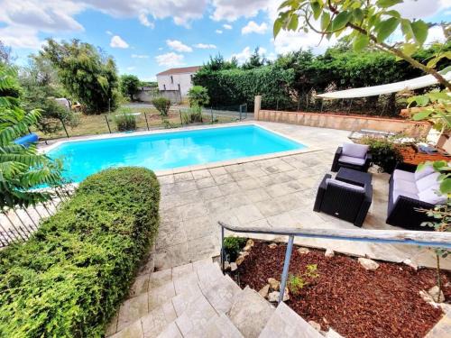 Longeves House | Relax and Unwind at Maison Damour with Pool & Hot Tub