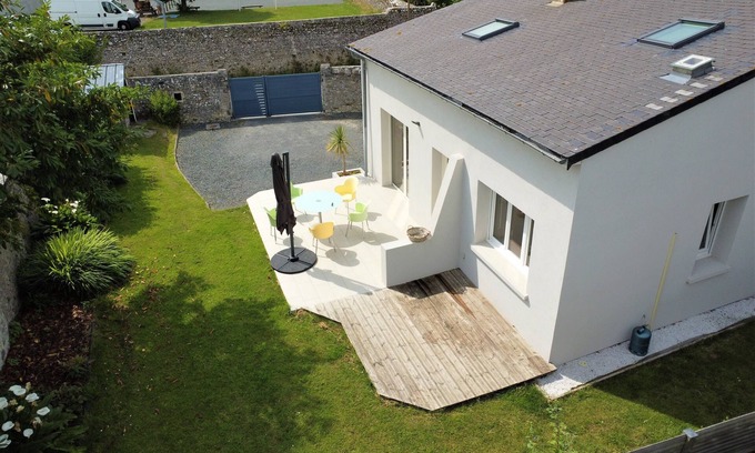 Regnezville-sur-Mer House | Beachside Maison de Campagne with Pool & Ocean Views
