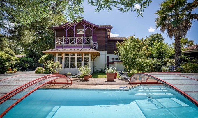 Gujan-Mestras House | Elegant Maison de Charme with Pool in Arcachon