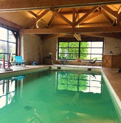 Saint-Victeur House | Relax in Elegance at Maison de Vacances with Indoor Pool