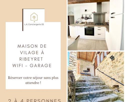 Ribeyret House | Maison de village à Ribeyret 2 à 4 pers à la Montagne WIFI