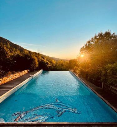 Saint-Martin-de-l'Arcon House | Maison du Caroux: Oceanfront Pool with Breathtaking Views