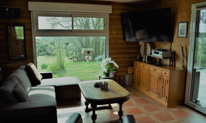 Lauzach House | Charming Wooden Retreat Near Atlantic Ocean & Morbihan Gulf