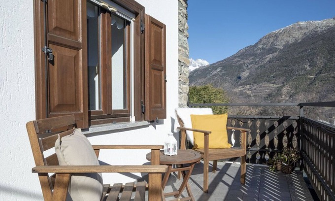 Gignod Apartment | Maison Mey - nature and relaxation just a few kilometers from Aosta