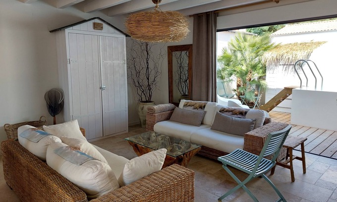 Saint-Jean-de-Monts House | Elegant Maison Neuve with Private Pool for Family Fun