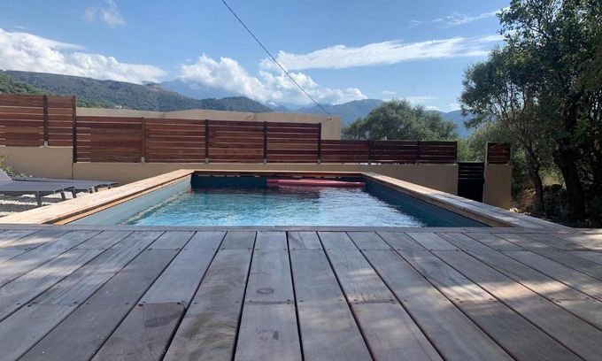 Corbara House | Inviting Maison Neuve with Pool and Ocean View Retreat