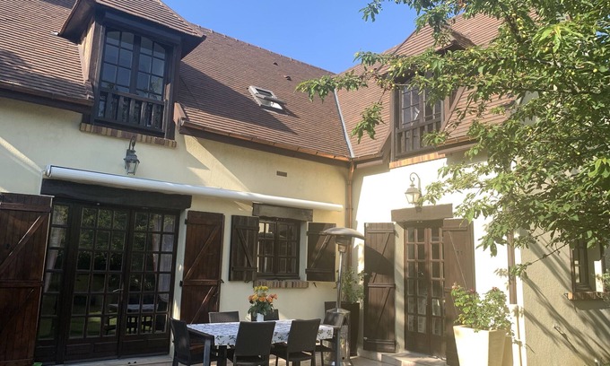 Clamart House | Tranquil Maison Normande Near Paris with Ocean View & Kitchen