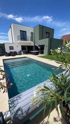 Niederentzen Villa | Peaceful Maison Near Colmar with Pool & Pet-Friendly Options
