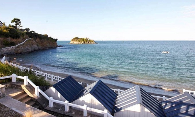 Plourhan House | Pet-Friendly Maisonette by Odette with Oceanfront Views