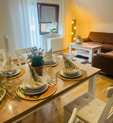 Weikersheim Apartment | Stylish Maisonette Sophie with Balcony & Family-Friendly Perks