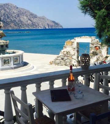 Diafani Apartment | Relax at Maistrali Studios with Private Beach & Ocean Views