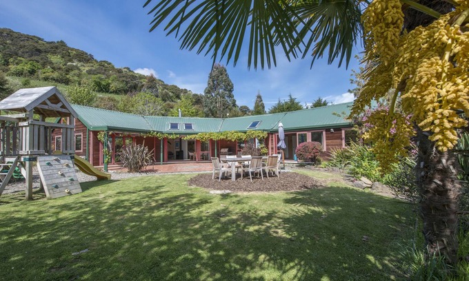 Nelson House | Pet-Friendly Maitai Magic: Ocean View Holiday Home Awaits