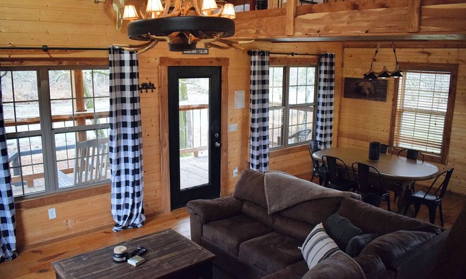 Oark Cabin | Experience Majestic Moose Lodge: Ocean View Cabin Retreat