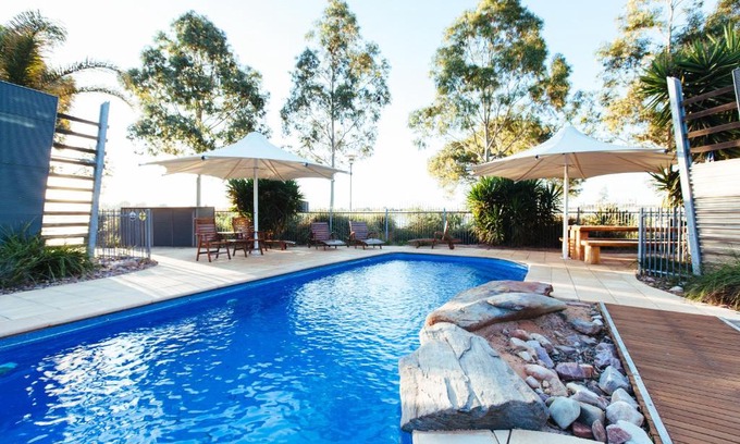 Davenport Apartment | Discover Majestic Oasis Apartments with Pool and Hot Tub
