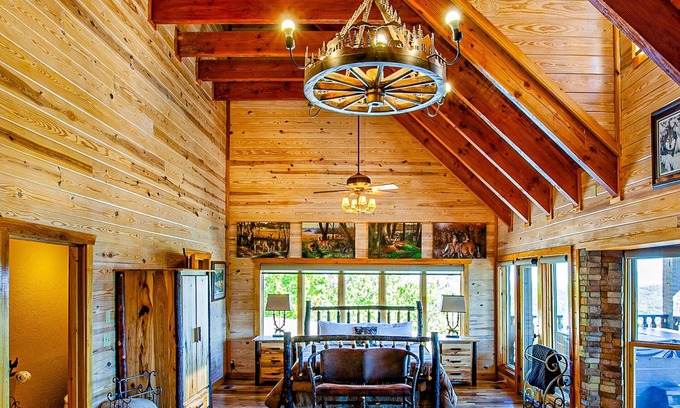 Gatlinburg - Pigeon Forge Cabin | Experience Majestica: 5-Star Oasis with Pool & Spa