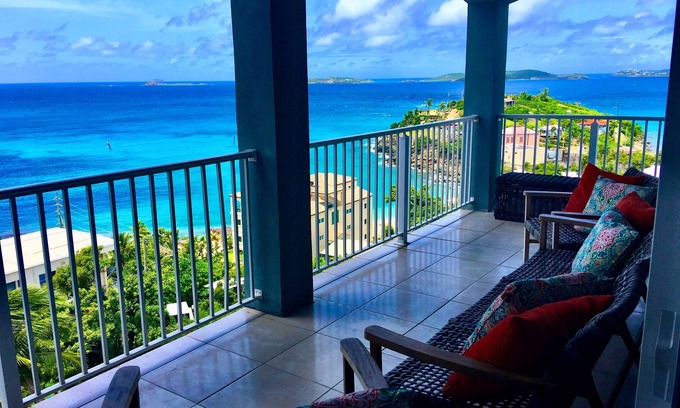 Estate Enighed Condo | Experience Mango Mojo Penthouse: Ocean Views & Pool Access