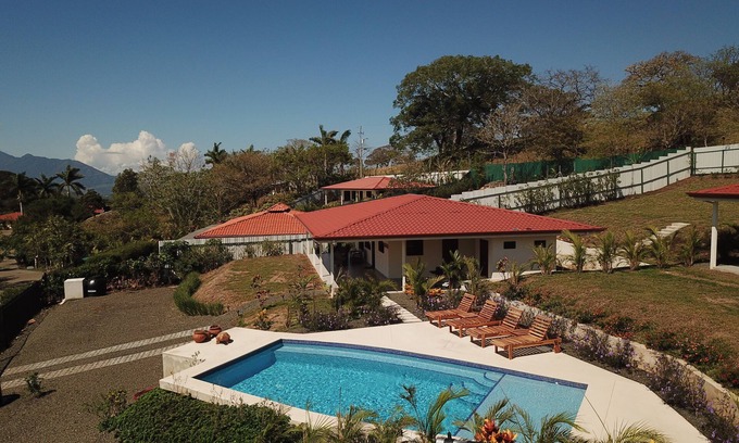Escobal House | Modern 3-Bedroom Mango Sunrise Retreat with Pool & Mountain Views