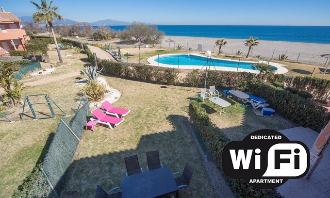Puerto de la Duquesa Ski Chalet | Inviting Manilva Beach 109 Townhouse with Pool & Spa