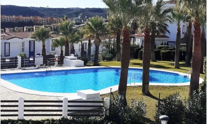 Alcorrin Apartment | Inviting Manilva Duplex with Pool and Ocean Views