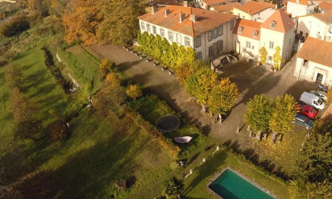 Marsat House | Elegant Manoir d'Aubeterre with Ocean View & Pool