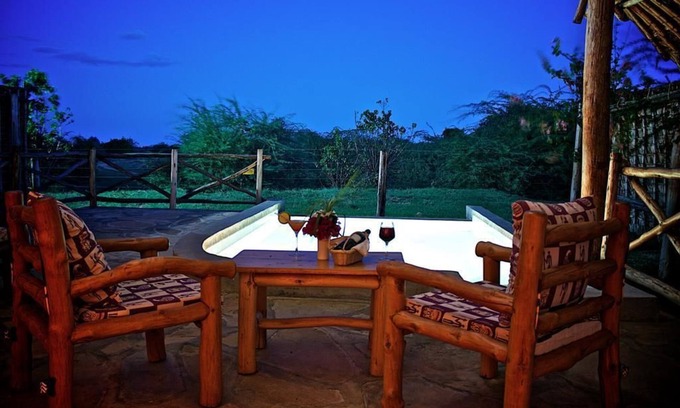 Voi Cabin | Explore Manyatta Camp: Pool, Spa & Family-Friendly Fun