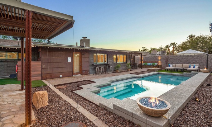 North Mountain House | Exceptional Manzi Place with Heated Pool & Cozy Fire Pits