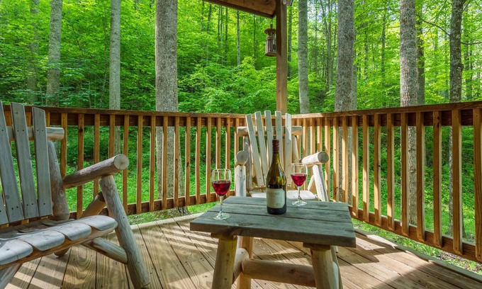 Mars Hill Cabin | Inviting Mountain Cabin with Firepit & Wifi Near Asheville