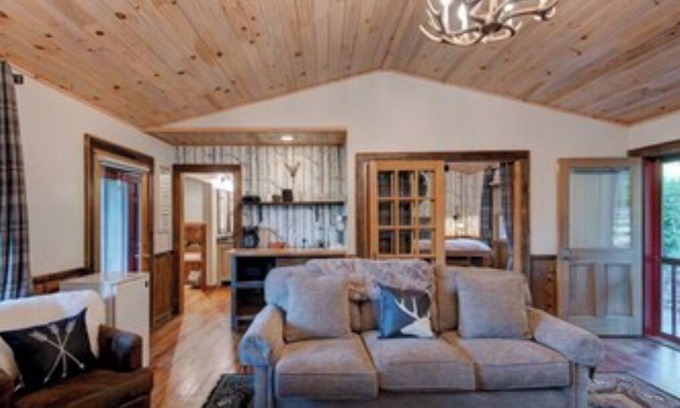 Valle Crucis Cabin | Pet-Friendly Maple Spring Cabin: Rated 9.8/10 for Families