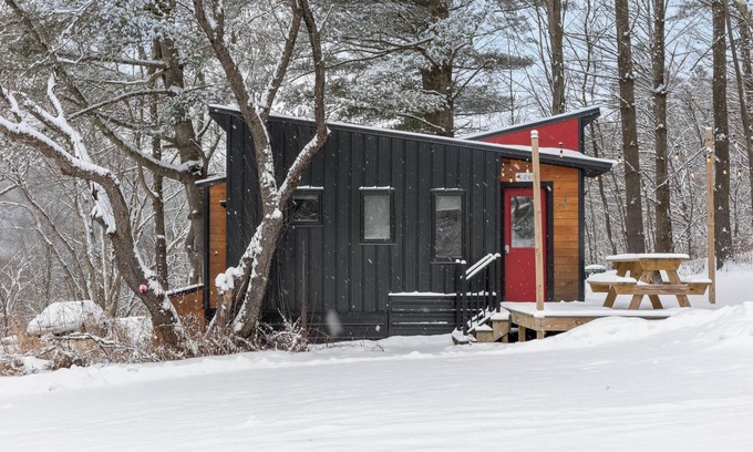 Johnson House | Enchanting Barbie's Dream Tiny House: Hot Tub & River Retreat