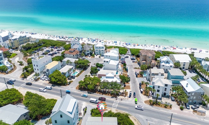 Seagrove Beach House | Beachside Retreat: MAR Sleeps 4 with Spa & Ocean View