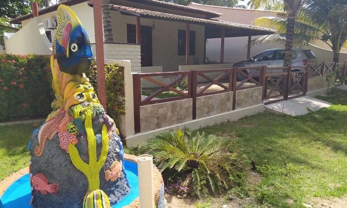 Barra Grande House | Discover Maragogi: Oceanfront Chalet with Pool & Pet Friendly
