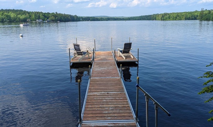 Readfield House | Waterfront Remodeled House with Lake and Ocean Views