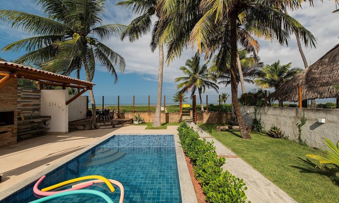Pilar Villa | Beachfront Getaway: Enjoy Pool, Spa & Family-Friendly Fun