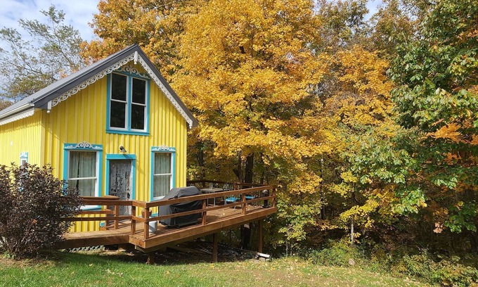 Carpenter Cabin | Welcoming Mardi Gras House: Cozy Cabin with Spa & Hot Tub
