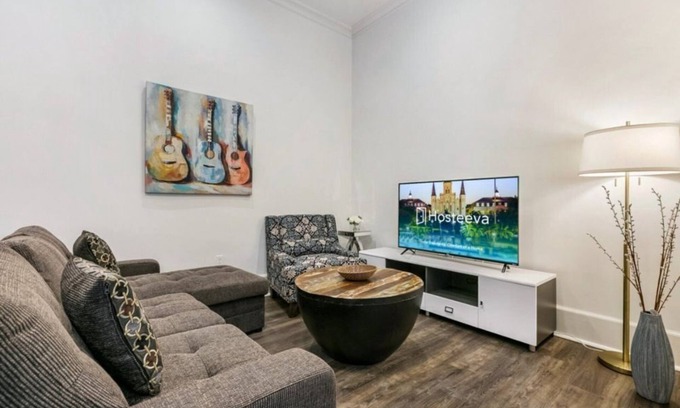 Central Business District Condo | Modern 2BR Condo Steps from Bourbon St. - Top Rated Stay!