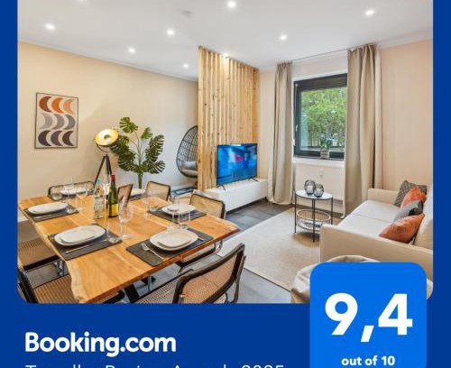 Braunschweig City Center Apartment | maremar Design: Central Stay with High-Speed WiFi & Balcony