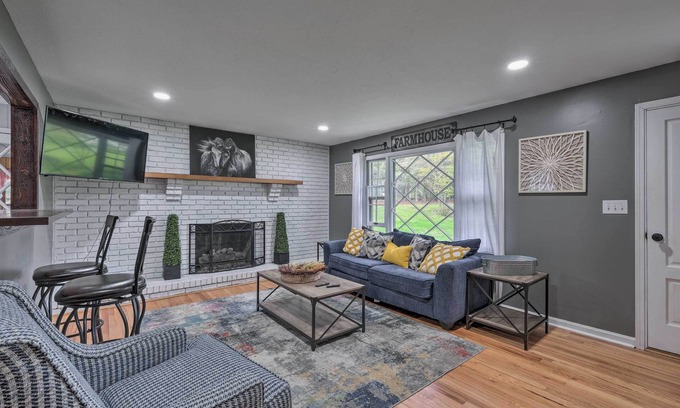 Marietta House | Family-Friendly Marietta House with Game Room & Yard