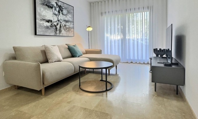 Cabrita Apartment | Marina Magic: 2-Bed, 2-Bath Apartment Steps from Duquesa Harbour and Beach