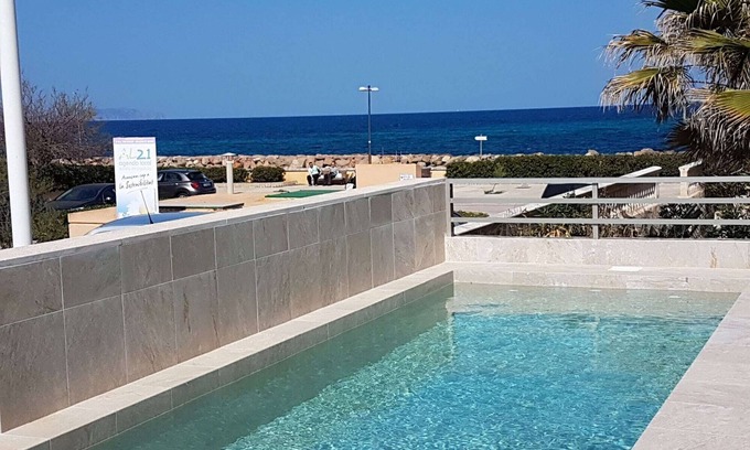 Son Serra de Marina House | MARINA PORT: Oceanfront Bliss with Private Pool & Terraces