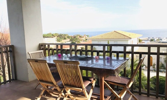 Marine de Saint Ambroggio Apartment | Sea View Serenity at Marine de Sant Ambroggio - Top Rated!