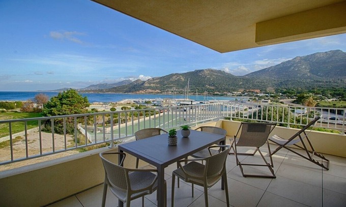 Marine de Saint Ambroggio Apartment | Oceanfront Retreat at Marine de Sant'Ambroggio - Rated 10/10