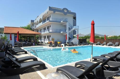 Petaloudes Hotel | Oceanfront Maritime: Family-Friendly Stay with Pool Access