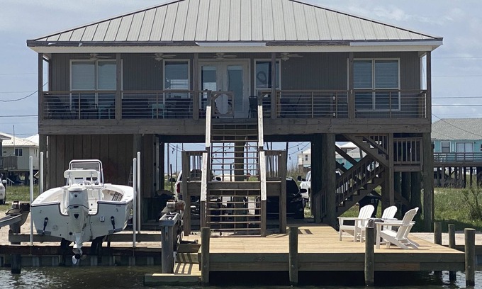 Dauphin Island House | Waterfront Retreat: Guest Rated 10/10 with Spa & Ocean Views
