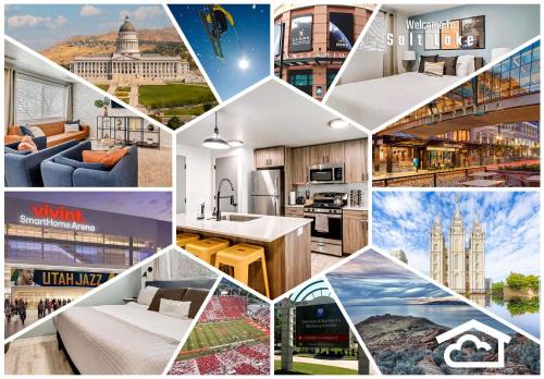 Downtown Salt Lake City Apartment | Prime Downtown Location with King and Queen Beds & Parking