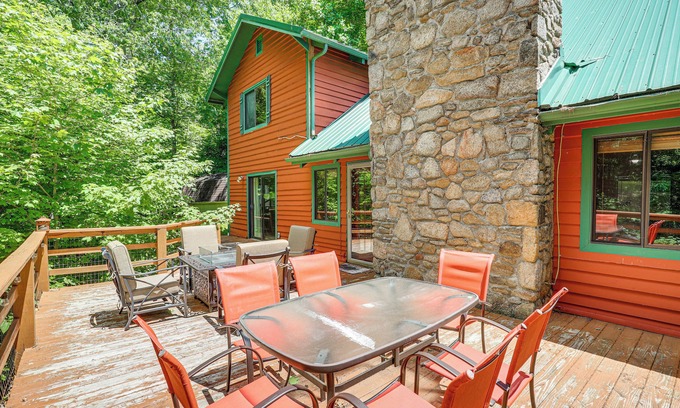 Wolf Laurel Cabin | Discover Mars Hill Cabin: Pool Table & Close to Wolf Ridge