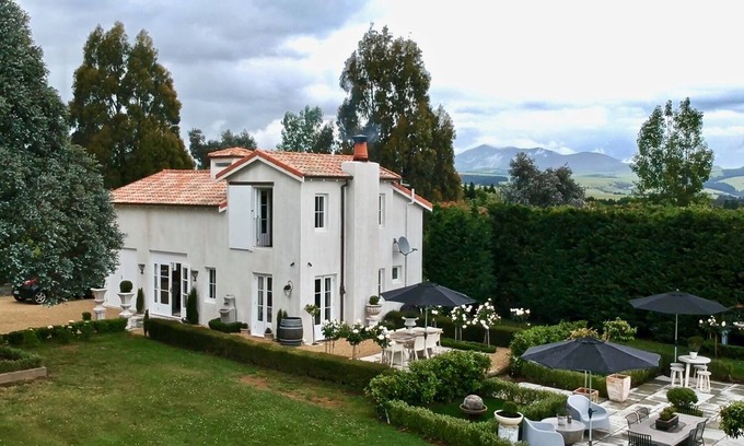 Dyerville Villa | Top-Rated Martinborough Villa with Pool and Ocean View